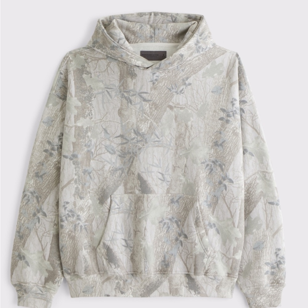 Abercombie Essential Popover Camo Hoodie